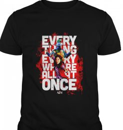 Red Blackground Everything Everywhere All At Once A24 Unisex T-Shirt