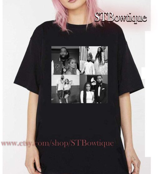 Retro Design Nipsey Hussle And Lauren London Unisex T-Shirt