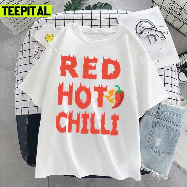Retro Design Red Hot Chilli Peppers Band Unisex T-Shirt