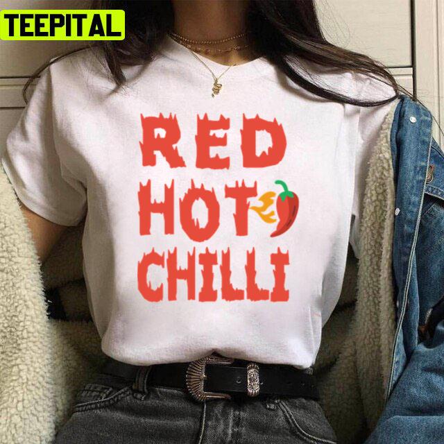 Retro Design Red Hot Chilli Peppers Band Unisex T-Shirt