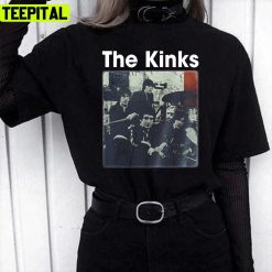 Retro Funny Art Rock Band Members The Kinks Band Unisex T-Shirt