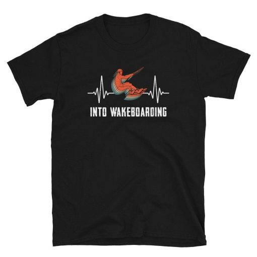 Retro Into Wakeboarding In A Heartbeat Water Sports Unisex T-Shirt