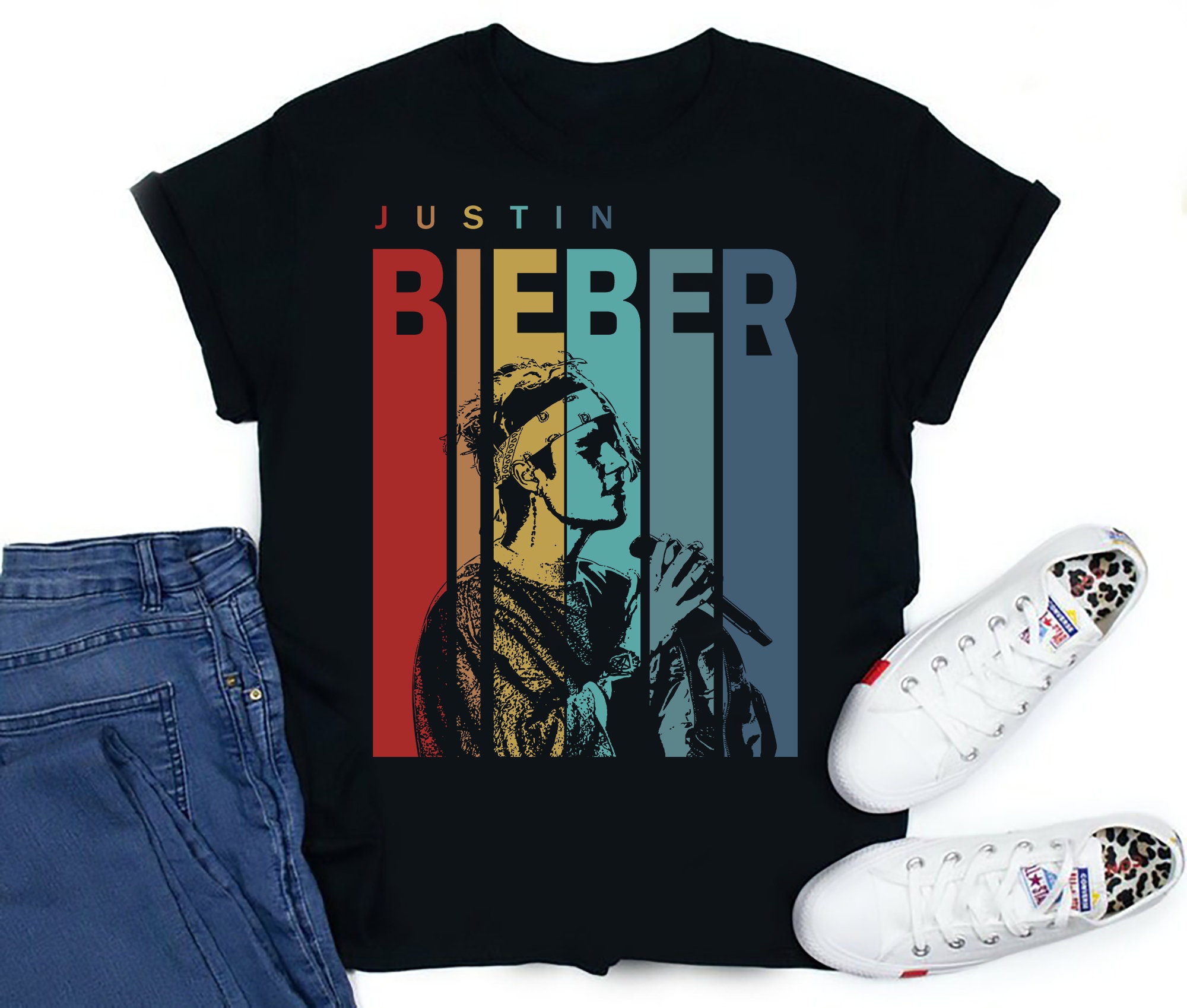 Retro Vintage Concert Justin Bieber Unisex T-Shirt