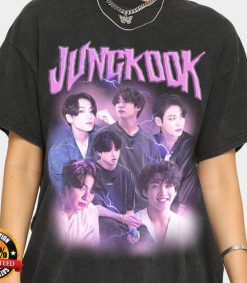 Retro Vintage Jeon Jungkook Bts Kpop Unisex T-Shirt