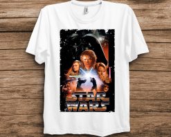 Revenge Of The Sith Movie Poster Graphic Star Wars Unisex T-Shirt