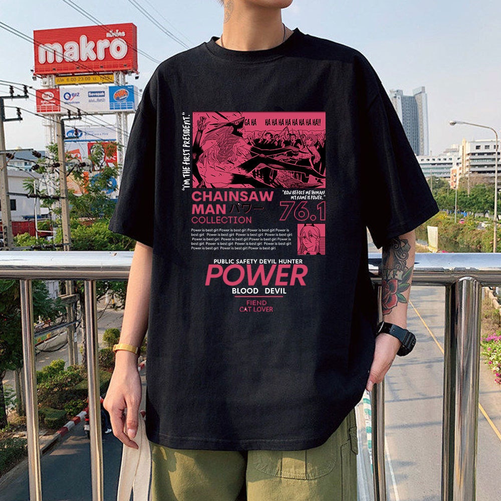 Reze Kobeni Himeno Malkima Power Woof Chainsaw Man Unisex T-Shirt ...