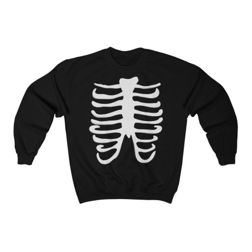 Rib Cage Creepy Cute Lovers Unisex Sweatshirt