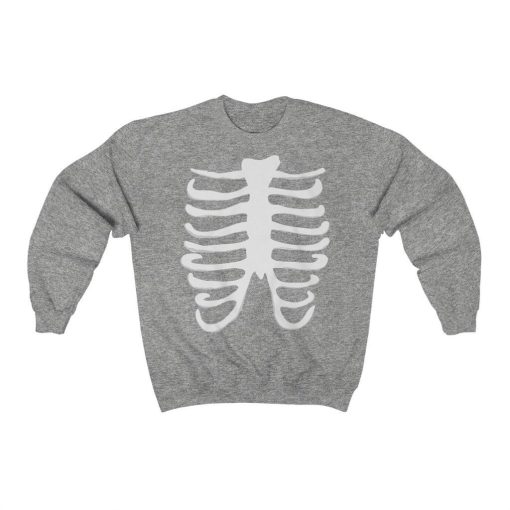 Rib Cage Creepy Cute Lovers Unisex Sweatshirt