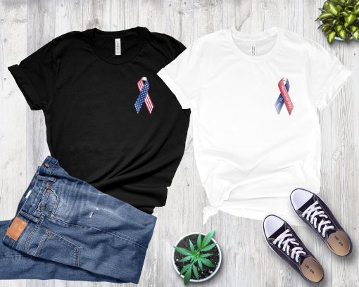 Ribbon 30 May Usa Flag Memorial Day Honor Patriotic Army Veterans Day Unisex Shirt