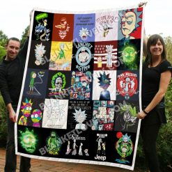 Rick And Morty Quilt Blanket 01