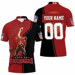 Rob Gronlowski 87 Tampa Bay Buccaneers Nfc South Champions Super Bowl 2021 Personalized 1 Polo Shirt Model A7169 All Over Print Shirt 3d T-shirt