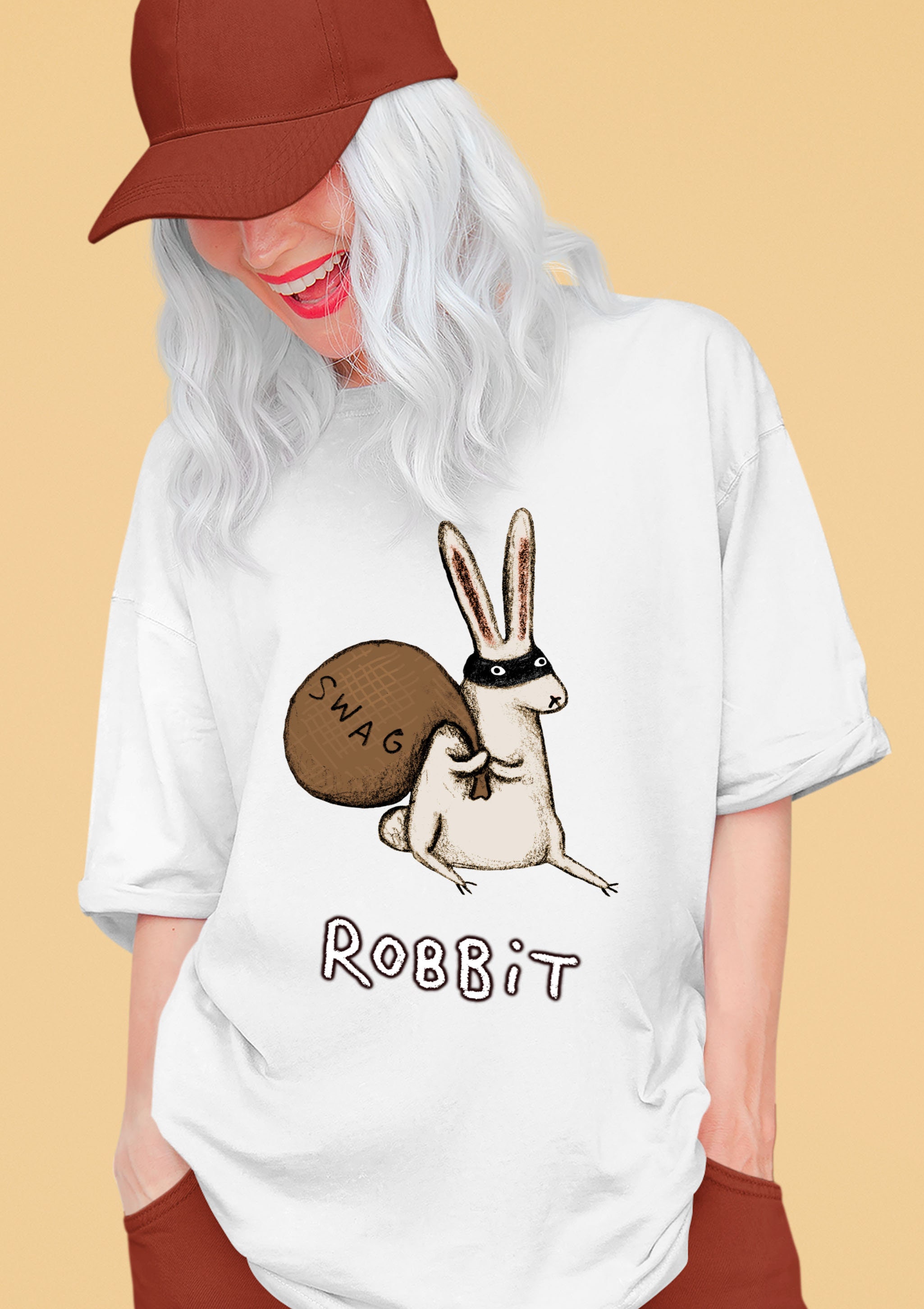 Robbit Bunny Shirt Cute Harajuku Unisex T-Shirt