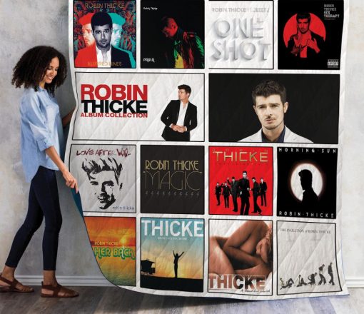 Robin Thicke Albums Quilt Blanket For Fans Ver 14