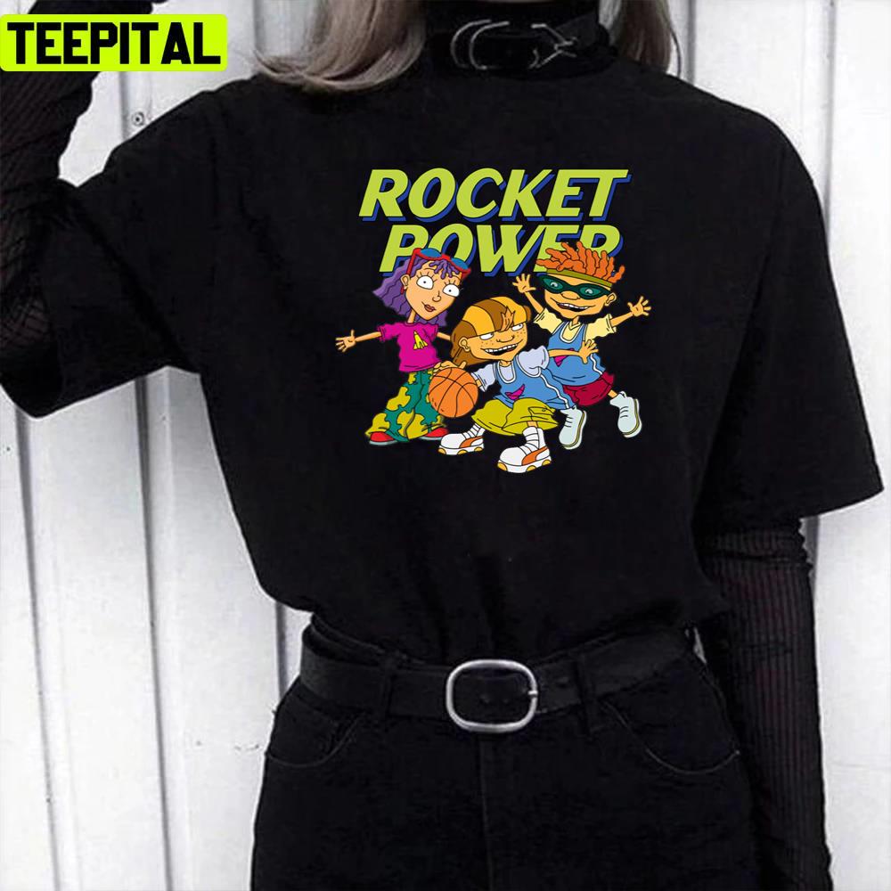 Rocket Basketball Cartoon Rocket Power Unisex T-Shirt
