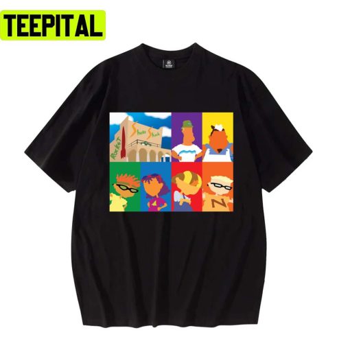 Rocket Power Characters Design Unisex T-Shirt