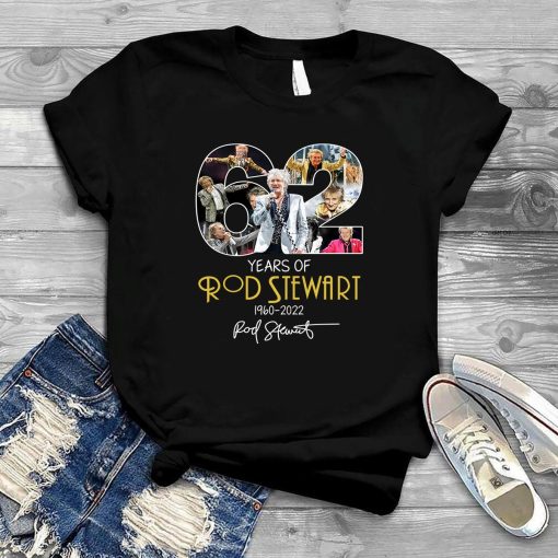 Rod Stewart 62 Years Thank You For The Memories Sir Roderick David Unisex T-Shirt