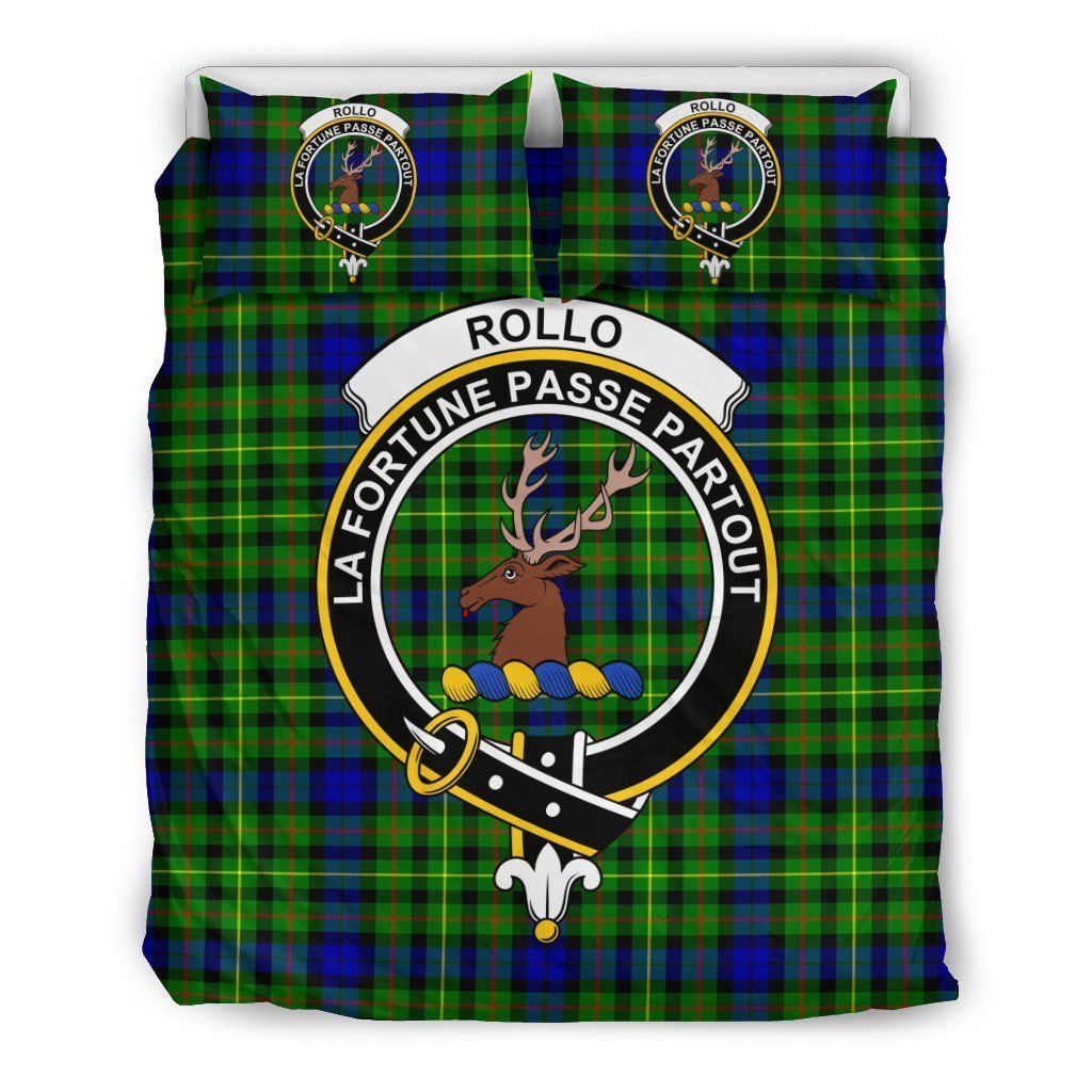 Rollo Clan Badge Tartan Cotton Bedding Sets