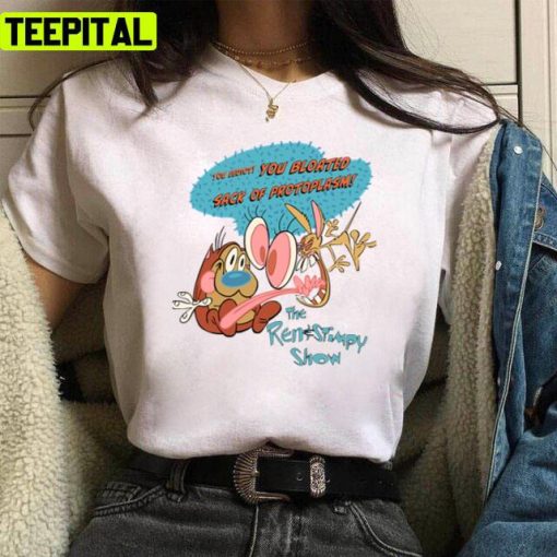 Romping Ren And Stimpy 90s Cartoon Unisex T-Shirt