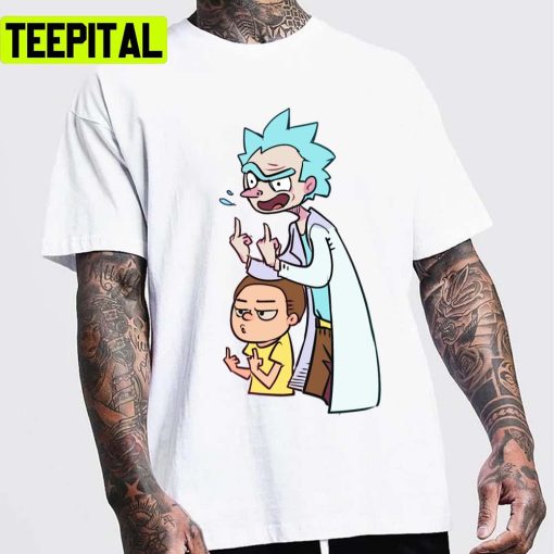 Rude Rick And Morty Unisex T-Shirt