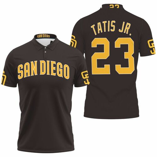 San Diego Padres Fernando Tatis Jr 23 Mlb 2020 Brown Jersey Inspired Polo  Shirt Model A4176 All Over Print Shirt 3d T-shirt – Teepital – Everyday New  Aesthetic Designs