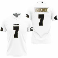 San Francisco 49ers Colin Kaepernick White 100th Season Golden Edition Jersey Inspired Style Polo Shirt Model A32425 All Over Print Shirt 3d T-shirt