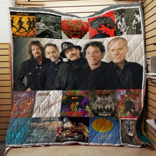 Santana Best Albums Quilt Blanket For Fans