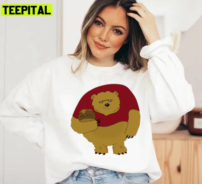 Scary Old Bear Winnie The Pooh Unisex Sweatshirt