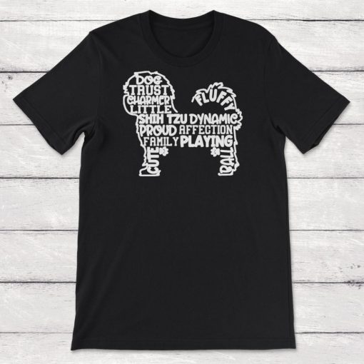 Shih Tzu Word Art Unisex T-Shirt