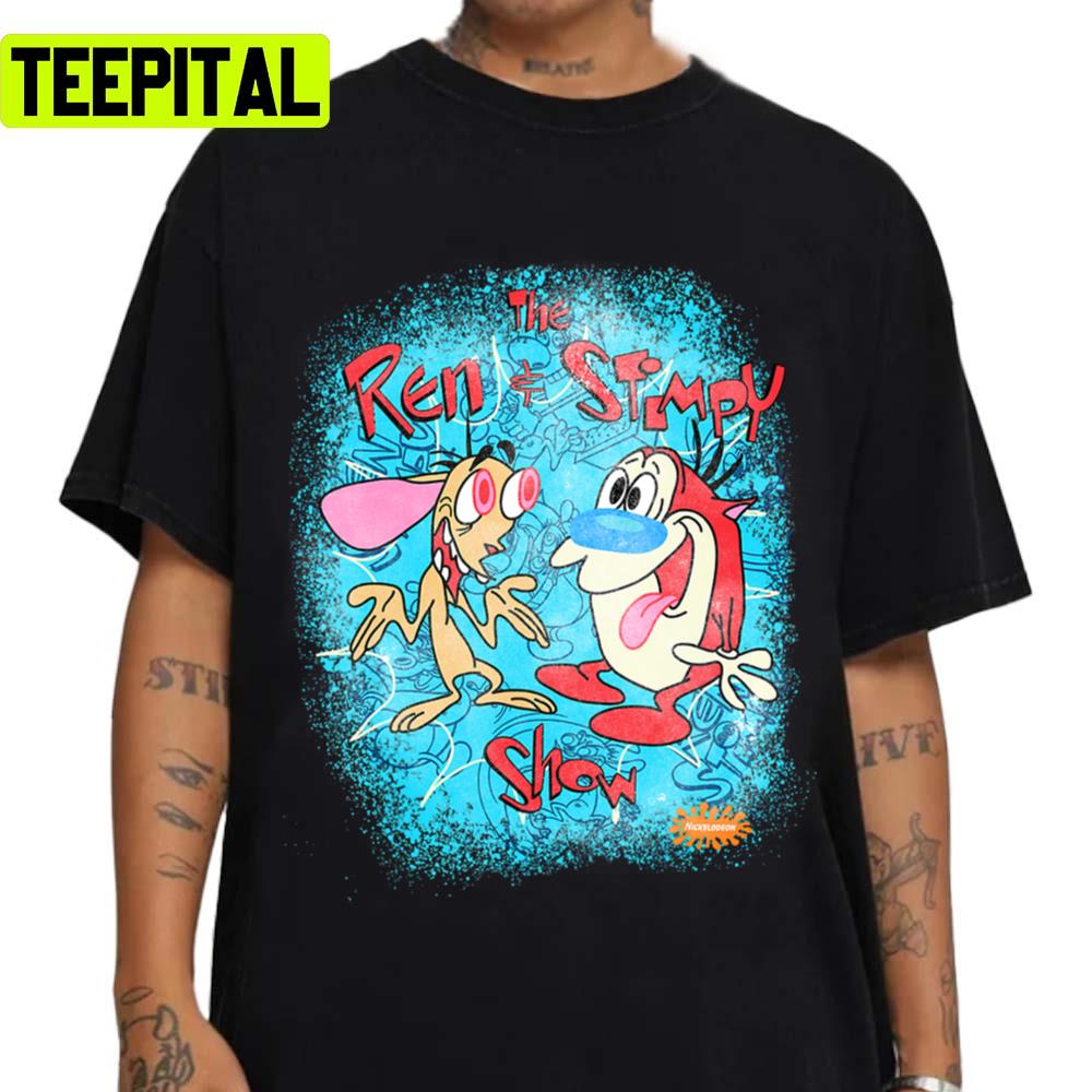 Show Graphic Ren And Stimpy 90s Cartoon Unisex T-Shirt