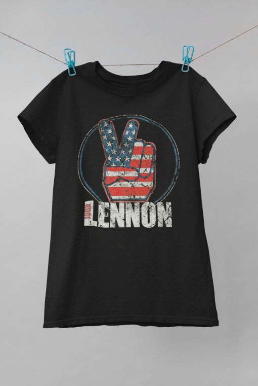 Sign John Lennon Peace New Design Unisex T-Shirt