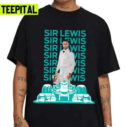 Sir Lewis F1 44 Lewis Hamilton Car Racing Unisex T-Shirt