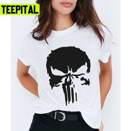 Skull Face Frank Castle Punisher Graphic Unisex T-Shirt