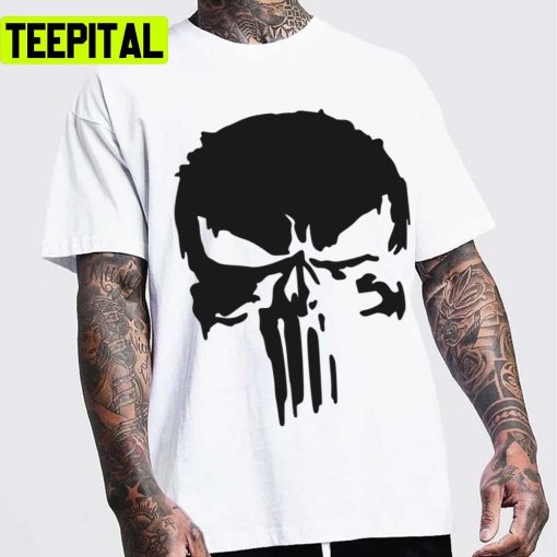 Skull Face Frank Castle Punisher Graphic Unisex T-Shirt