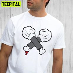 Skull Hands Mickey Unisex T-Shirt