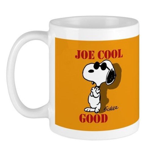 Snoopy Cartoon Peanuts Joe Cool Good Premium Sublime Ceramic Coffee Mug White