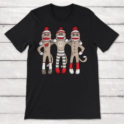 Sock Monkey Buddies Unisex T-Shirt