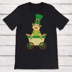 Sock Monkey Leprechaun Saint Patricks Day Irish Sock Monkey Unisex T-Shirt