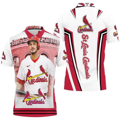 St Louis Cardinals Nolan Arenado Busch Stadium For Fan Polo Shirt All Over Print Shirt 3d T-shirt