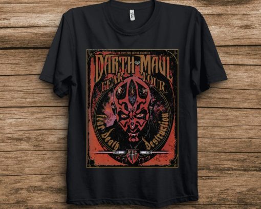 Star Wars Darth Maul Fear Tour Band Star Wars Fans Unisex T-Shirt