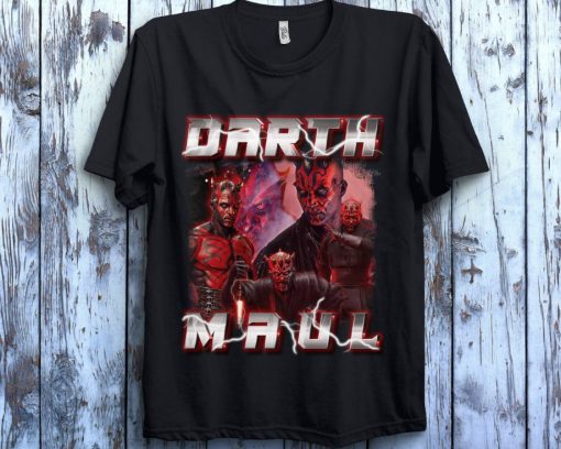 Star Wars Darth Maul Portrait Poster Graphic T-Shirt