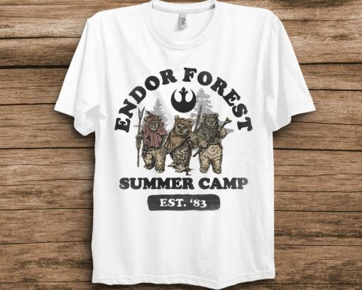 Star Wars Ewoks Endor Forest Summer Camp T-Shirt