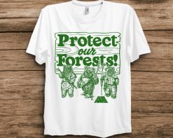 Star Wars Ewoks Protect Our Forests Camp Graphic Unisex T-Shirt