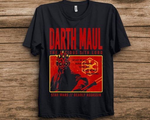 Star Wars Halloween Darth Maul The Vicious Sith Lord Unisex T-Shirt