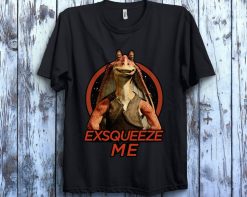 Star Wars Jar Jar Binks Exsqueeze Me Graphic T-Shirt