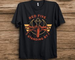 Star Wars Red Five Standing By X-Wing Rebels Graphic T-Shirt