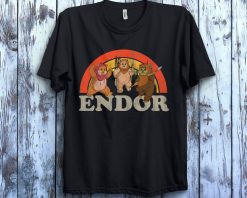 Star Wars Return of the Jedi Cute Ewoks Endor Retro T-Shirt