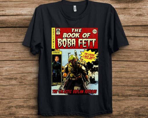 Star Wars The Book Of Boba Fett Comic Cover T-Shirt