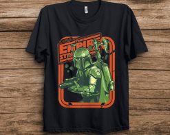 Star Wars The Empire Strikes Back Boba Fett Modern Portrait T-Shirt