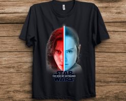 Star Wars The Rise Of Skywalker Rey  Kylo Ren Split Unisex T-Shirt