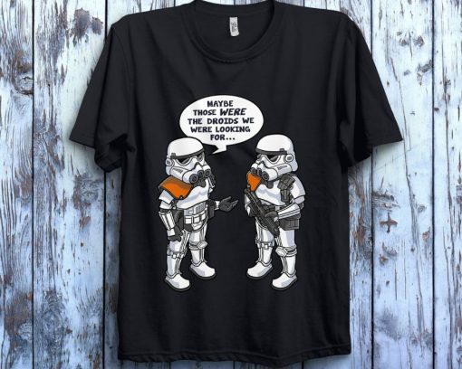 Star Wars Wrong Droids Funny Comic Graphic Unisex Gift T-Shirt